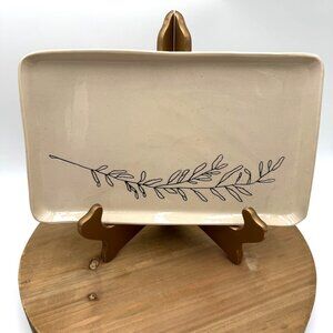 CSF Ceramics Small Tray: Lavender Tan black trinket key dresser table home decor